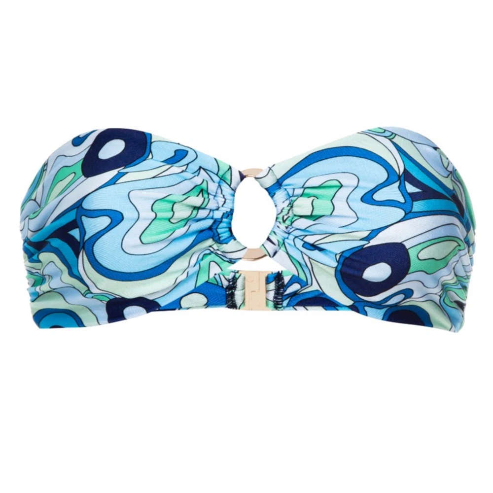 Kamari Swim Elsa Strapless Bandeau (Abalone)